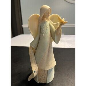 Enesco Foundations Monthly Birthstone Angels May Emerald Figurine Butterfly